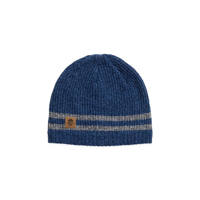 Turtle Fur Ocean Ragg Wool Mr. Happy Beanie