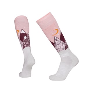 LE BENT Light Cushion Snowy Mountains Snow Socks - Kid's