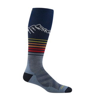 Darn Tough Steep Lines Over-the-Calf Lightweight with Cushion Socks - Men's