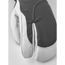 Hestra Heli Ski 3-Finger Glove - Women's Grey / Off White image 5