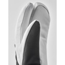 Hestra Heli Ski 3-Finger Glove - Women's Grey / Off White image 6