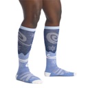 Darn Tough Swirlwind Over-the-Calf Lightweight with Cushion Socks - Women's Midnight image 2