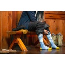 Darn Tough Yeti Over-the-Calf Lightweight Socks - Women's Midnight image 5