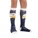 Darn Tough Polar Bear Over-the-Calf Midweight with Cushion Socks - Youth Blue image 2