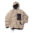 Mountain Hardwear First Tracks Fleece Pullover Hoody - Men's Badlands Heather / Black image 6