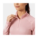 Helly Hansen Lifa Merino Midweight 1/2 Zip Top - Women's Pink Salt image 3