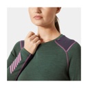 Helly Hansen Lifa Merino Midweight Crew Top - Women's Jungle Green image 3