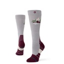 Stance Peaks Mid Wool Snow Socks - Women's Fig image 1